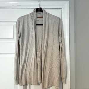 Cream/Light Beige Sweater with Tie